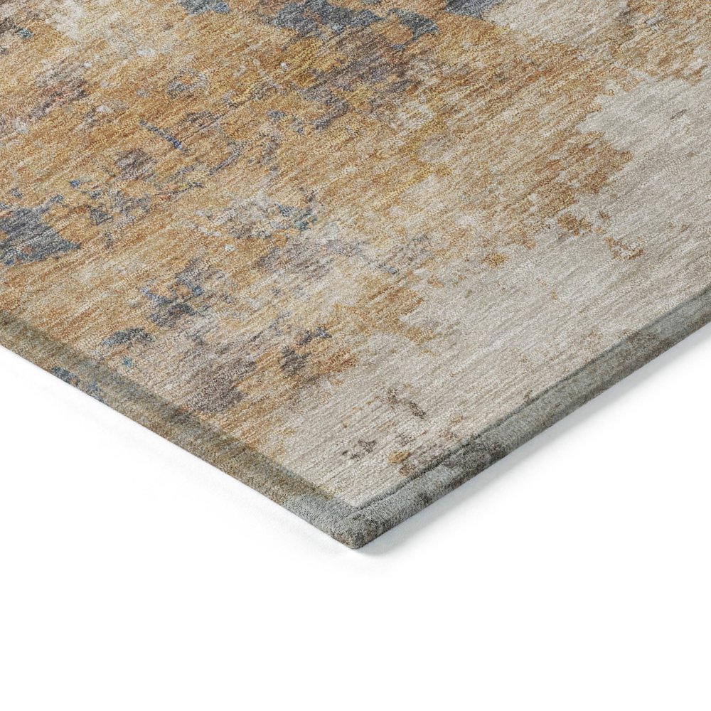 Machine Washable Indoor/Outdoor Chantille ACN2144 Paprika 3' x 5' Rug. Picture 3