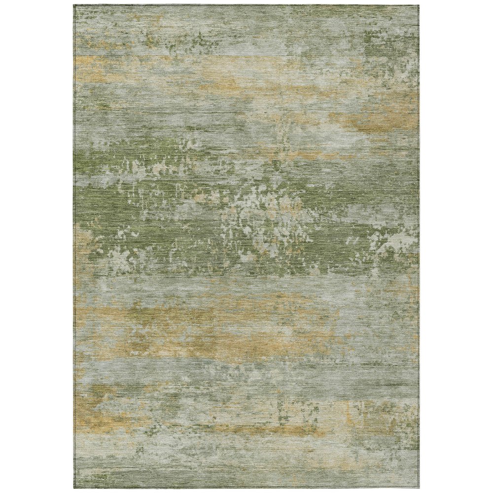 Machine Washable Indoor/Outdoor Chantille ACN2146 Aloe 8' x 10' Rug. Picture 1