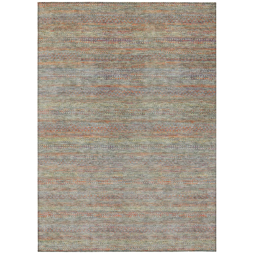 Machine Washable Indoor/Outdoor Chantille ACN2148 Sage 8' x 10' Rug. Picture 1