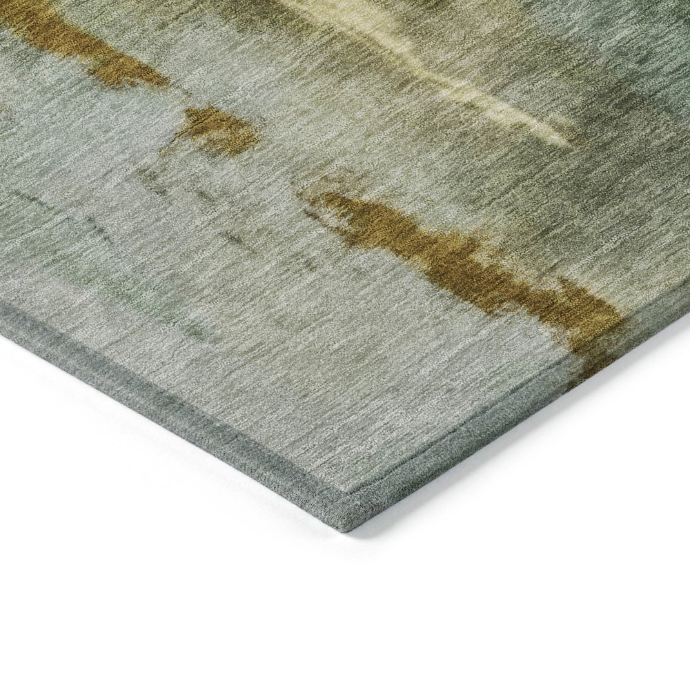 Machine Washable Indoor/Outdoor Chantille ACN2157 Brown 3' x 5' Rug. Picture 3