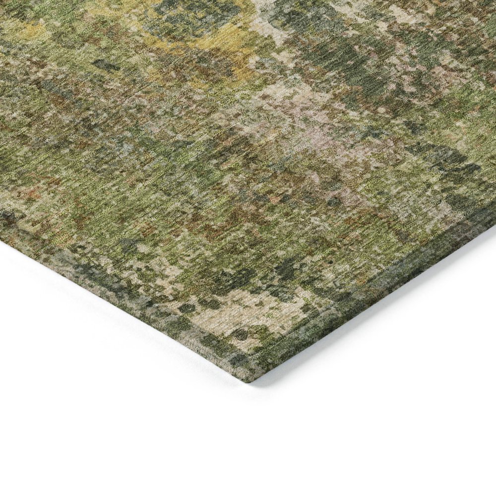 Machine Washable Indoor/Outdoor Chantille ACN2166 Aloe 3' x 5' Rug. Picture 3