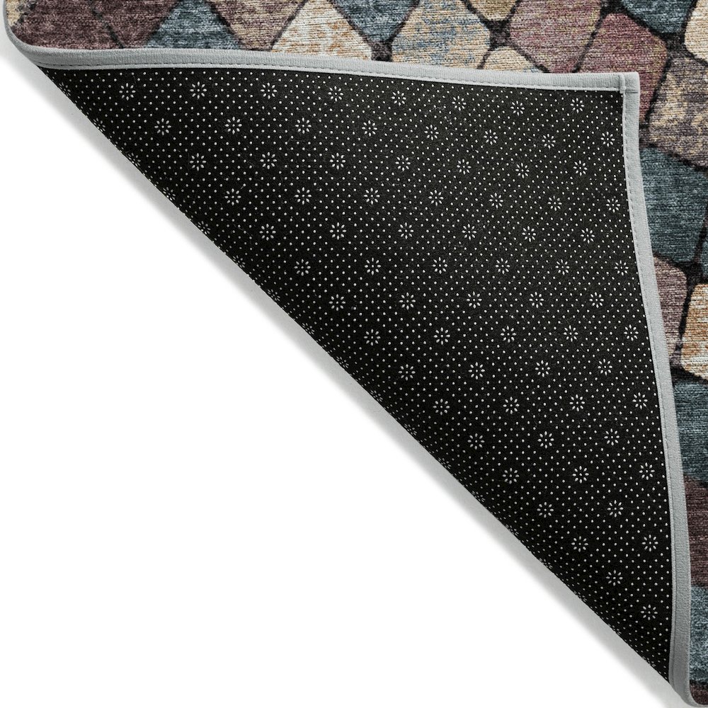 Machine Washable Indoor/Outdoor Chantille ACN2216 Copper 3' x 5' Rug. Picture 2