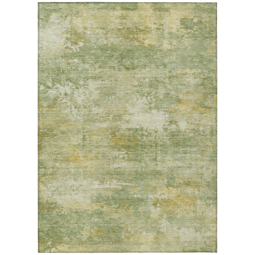 Machine Washable Indoor/Outdoor Chantille ACN2369 Green 8' x 10' Rug. Picture 1