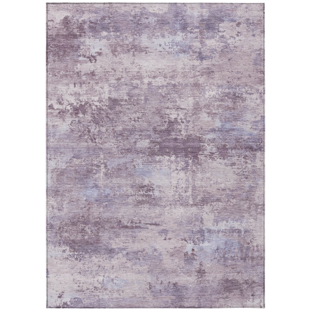 Machine Washable Indoor/Outdoor Chantille ACN2370 Purple 8' x 10' Rug. Picture 1