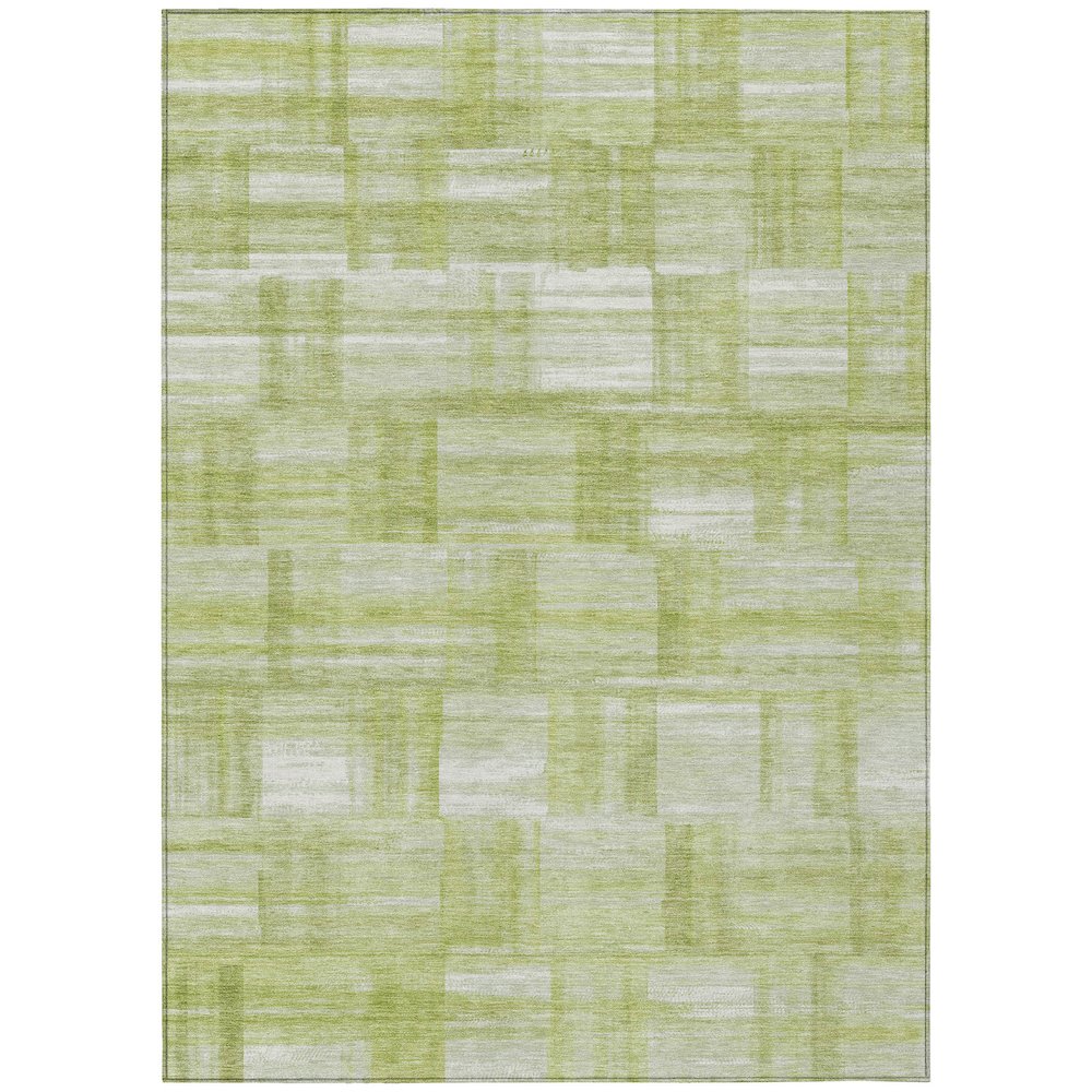 Machine Washable Indoor/Outdoor Chantille ACN2517 Green 8' x 10' Rug. Picture 1