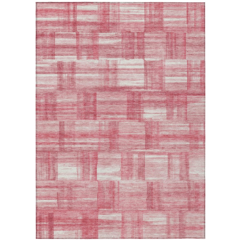 Machine Washable Indoor/Outdoor Chantille ACN2517 Pink 8' x 10' Rug. Picture 1