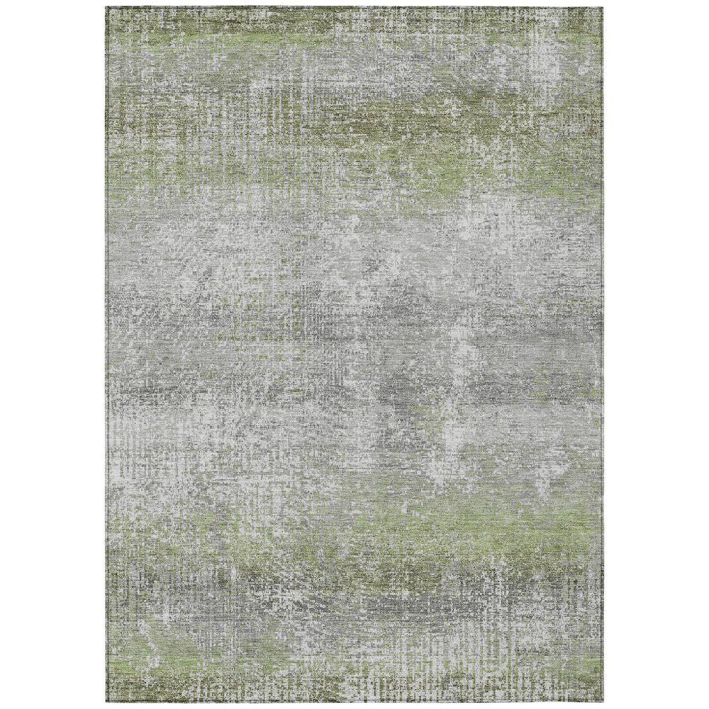 Machine Washable Indoor/Outdoor Chantille ACN2756 Green 9' x 12' Rug. Picture 1