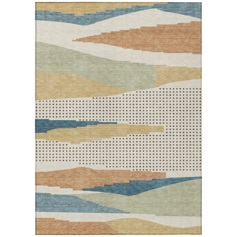 Machine Washable Indoor/Outdoor Chantille ACN2761 Ivory 9' x 12' Rug. Picture 1