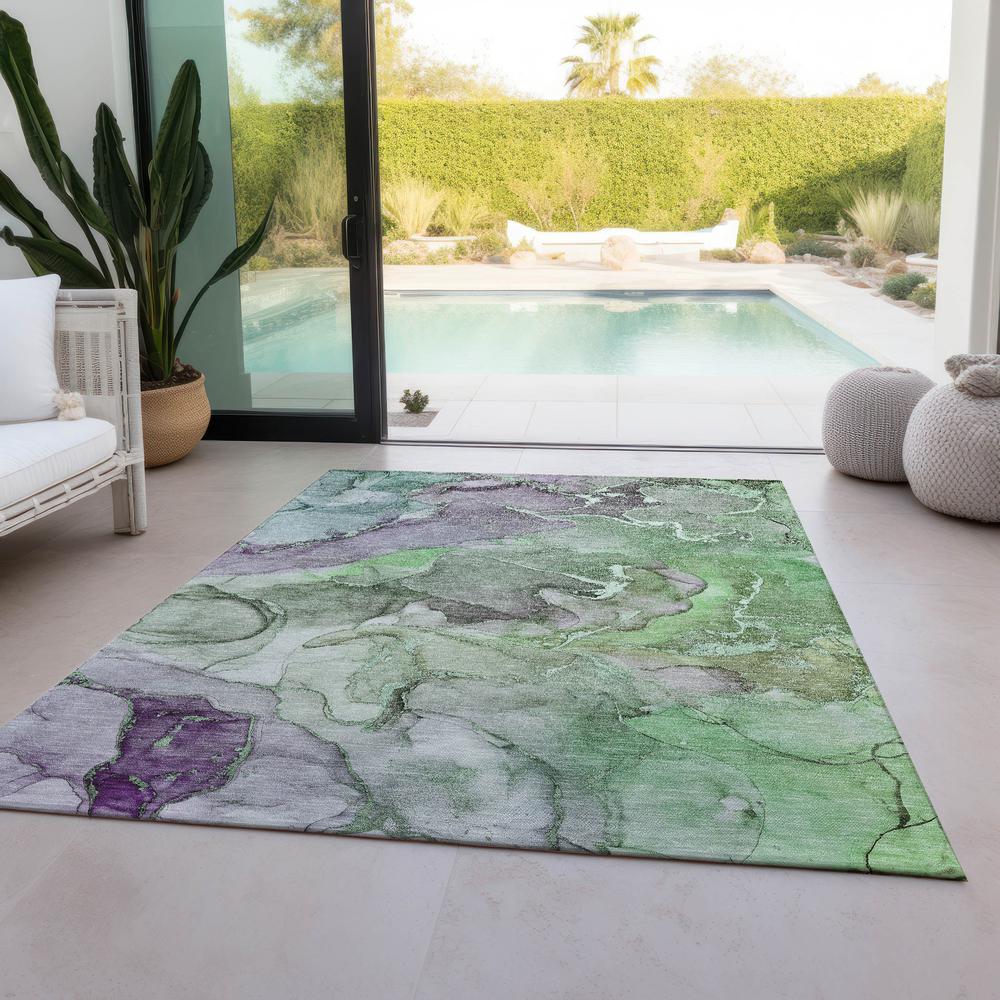 Chantille ACN500 Green 8' x 10' Rug. Picture 7