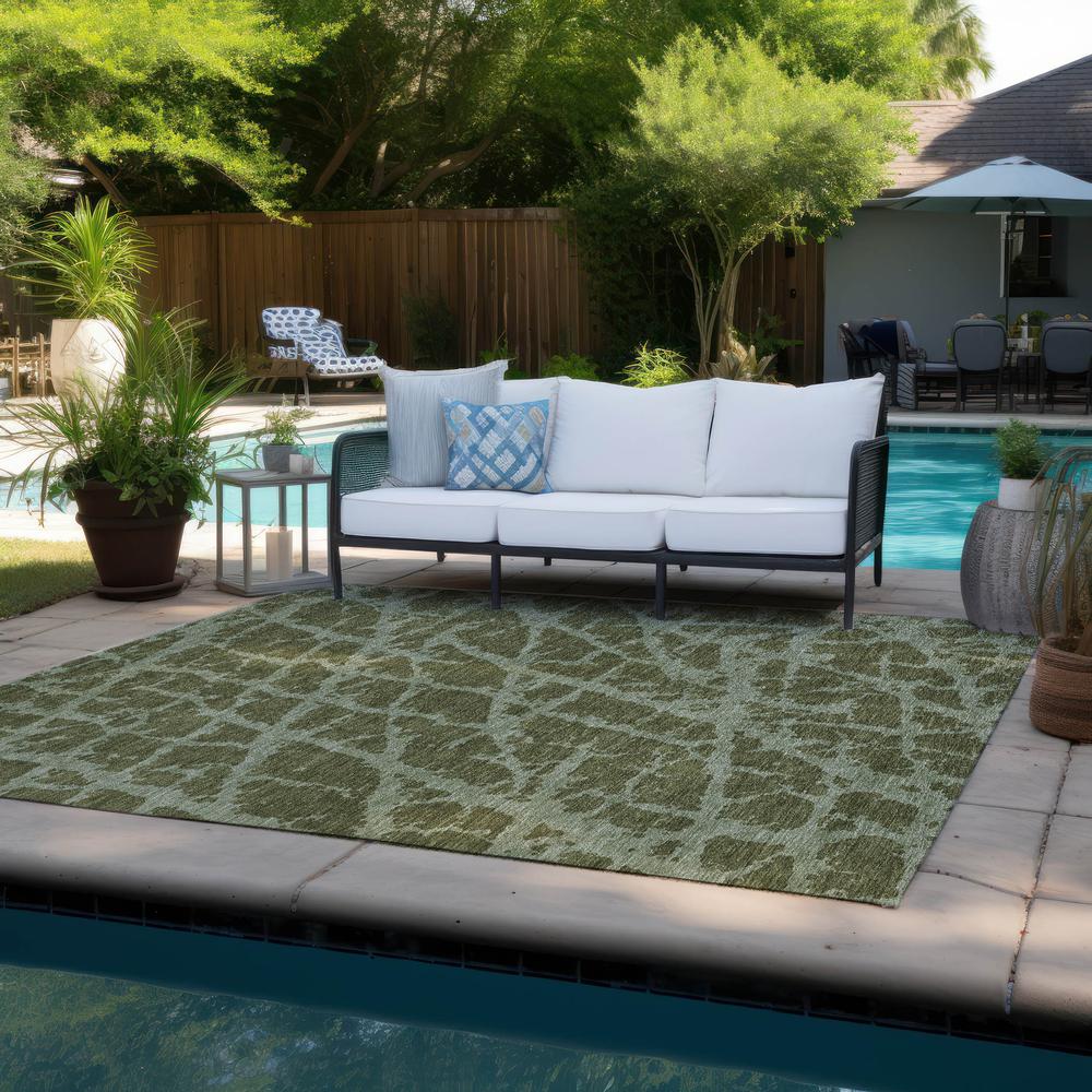 Chantille ACN501 Green 8' x 10' Rug. Picture 8