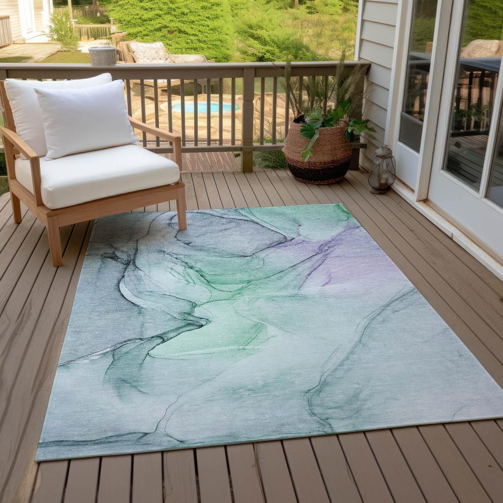 Chantille ACN502 Blue 8' x 10' Rug. Picture 9