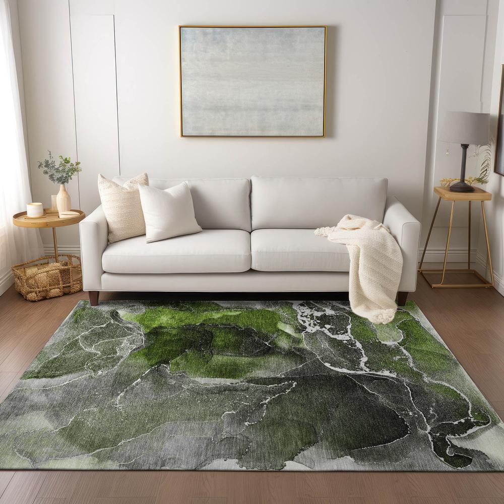 Chantille ACN503 Green 8' x 10' Rug. Picture 6