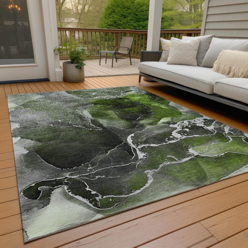 Chantille ACN503 Green 8' x 10' Rug. Picture 9