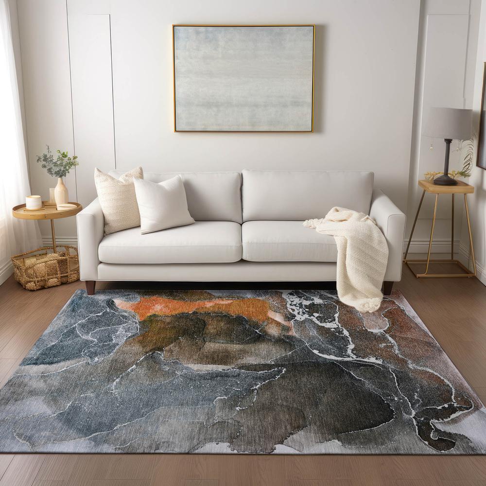 Chantille ACN503 Orange 8' x 10' Rug. Picture 6