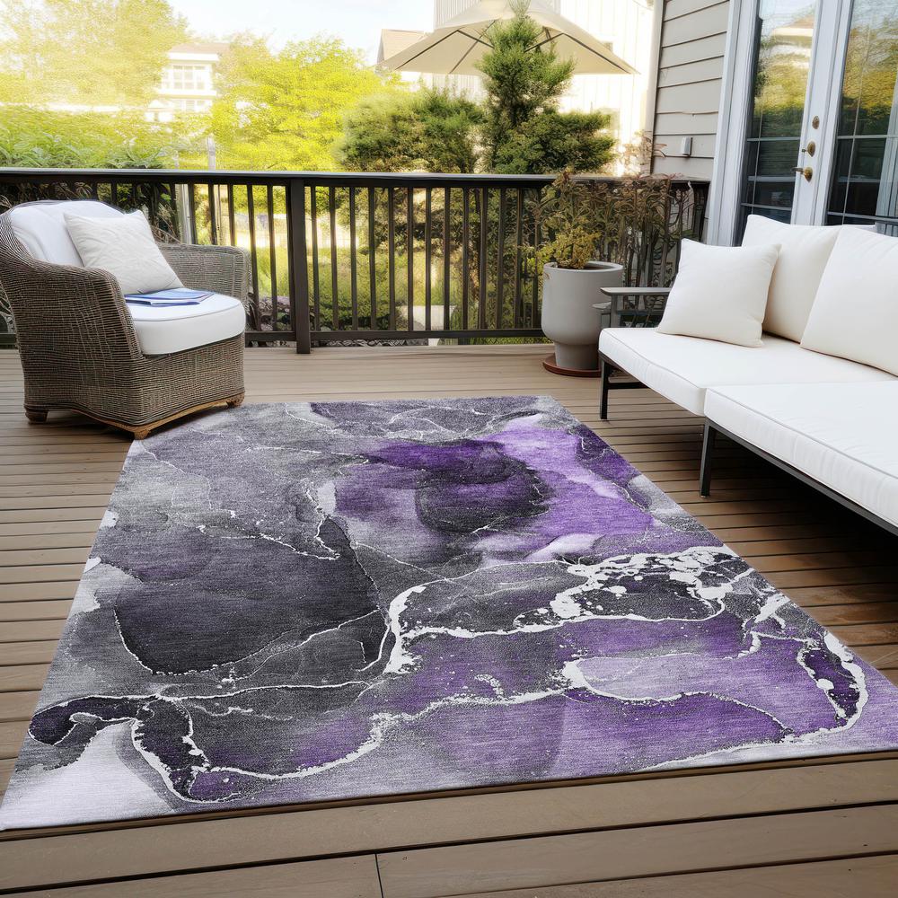 Chantille ACN503 Purple 8' x 10' Rug. Picture 8