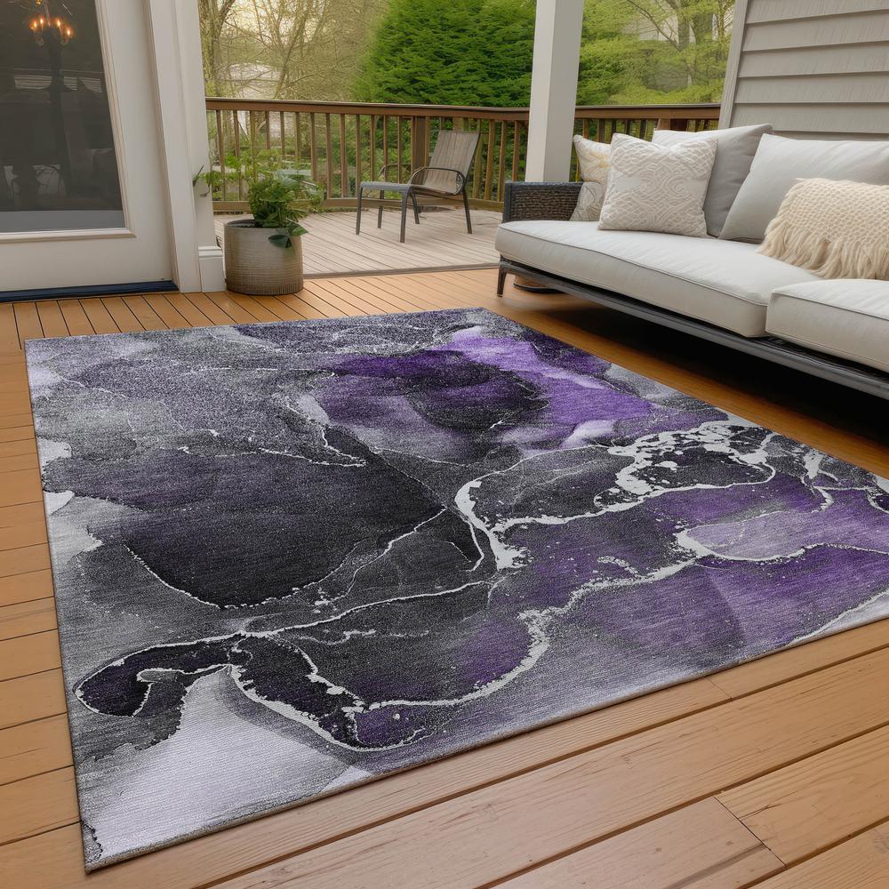 Chantille ACN503 Purple 8' x 10' Rug. Picture 9