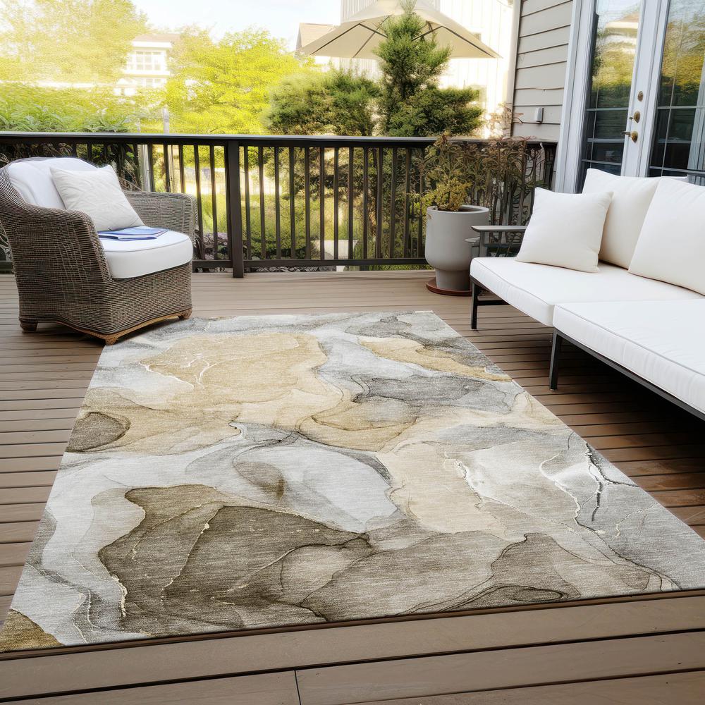 Chantille ACN504 Brown 8' x 10' Rug. Picture 9