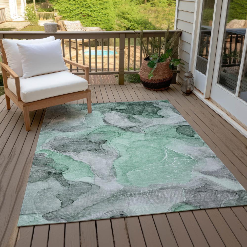 Chantille ACN504 Green 8' x 10' Rug. Picture 10