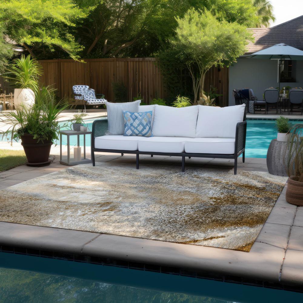 Chantille ACN505 Brown 8' x 10' Rug. Picture 8