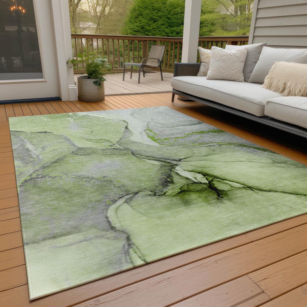 Chantille ACN506 Green 8' x 10' Rug. Picture 9