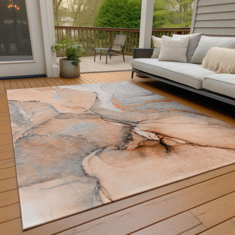 Chantille ACN506 Orange 8' x 10' Rug. Picture 9