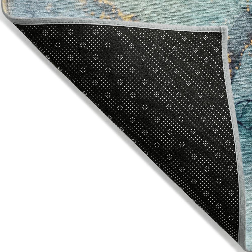Chantille ACN506 Teal 3' x 5' Rug. Picture 2