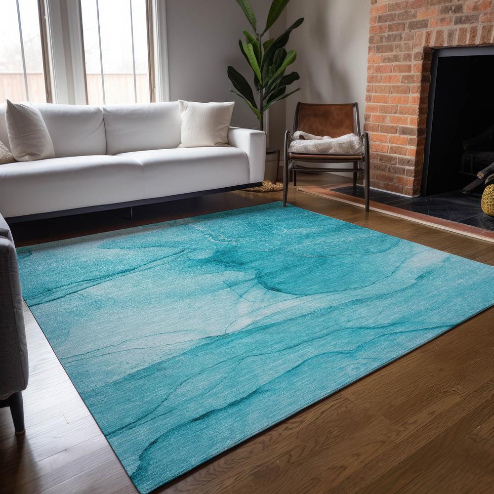 Chantille ACN507 Teal 8' x 10' Rug. Picture 7