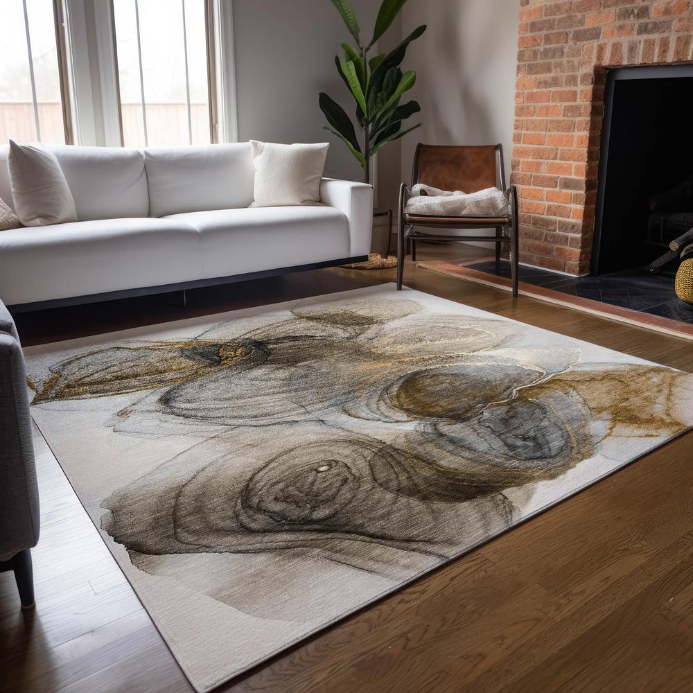 Chantille ACN513 Brown 8' x 10' Rug. Picture 7