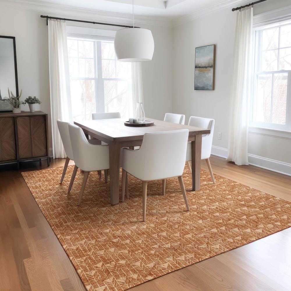 Chantille ACN514 Orange 8' x 10' Rug. Picture 6