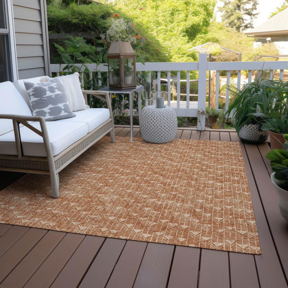 Chantille ACN514 Orange 8' x 10' Rug. Picture 8