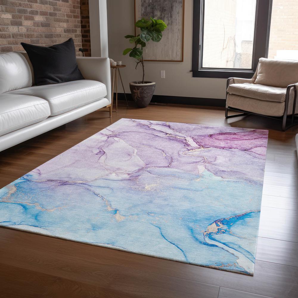 Chantille ACN516 Purple 8' x 10' Rug. Picture 6