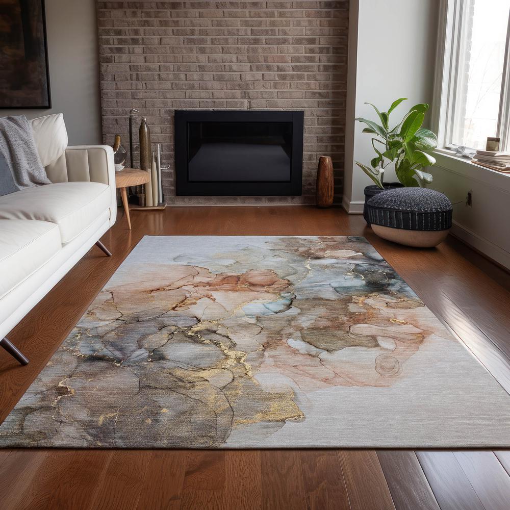 Chantille ACN520 Brown 8' x 10' Rug. Picture 8