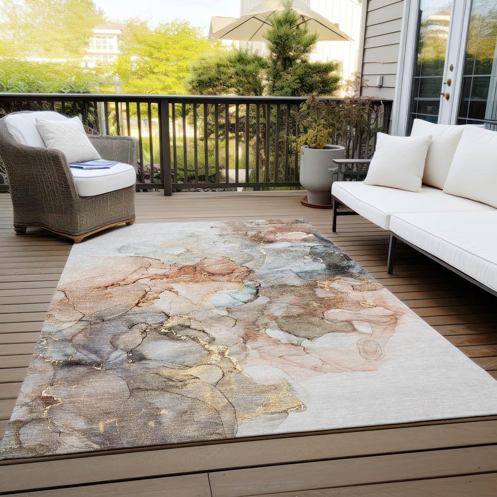 Chantille ACN520 Brown 8' x 10' Rug. Picture 9