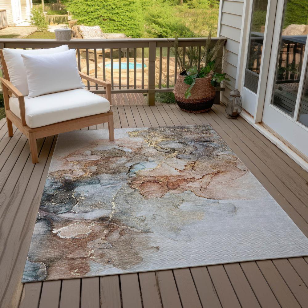 Chantille ACN520 Brown 8' x 10' Rug. Picture 10
