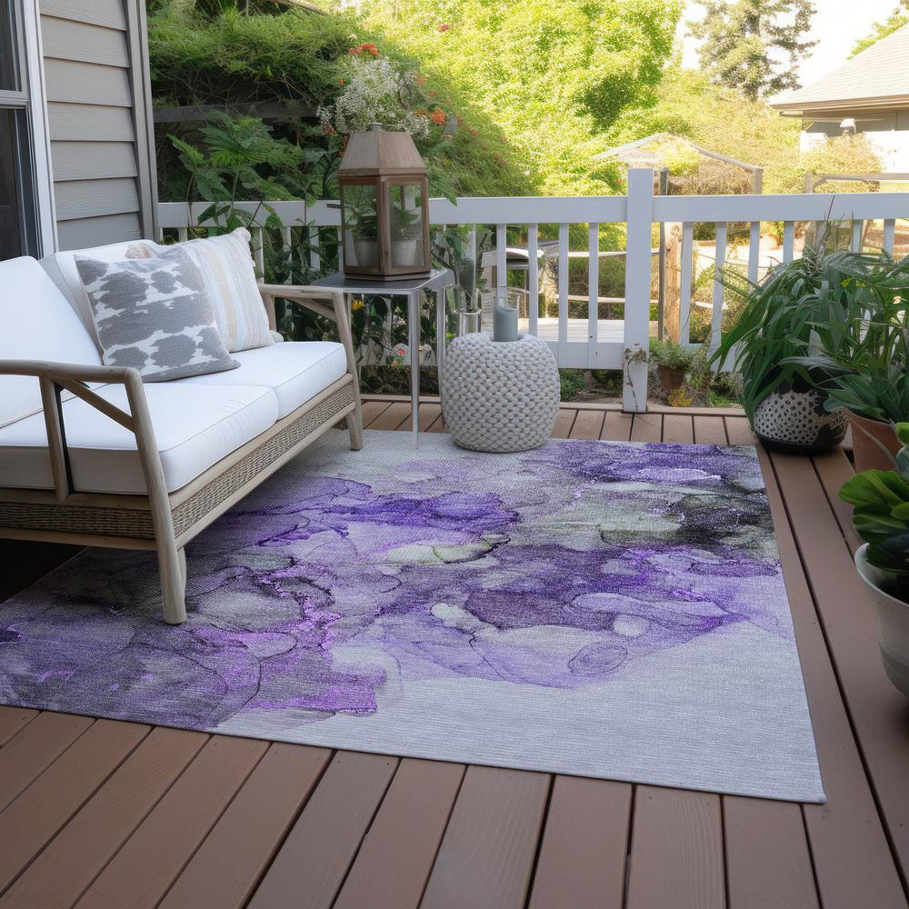 Chantille ACN520 Purple 8' x 10' Rug. Picture 8
