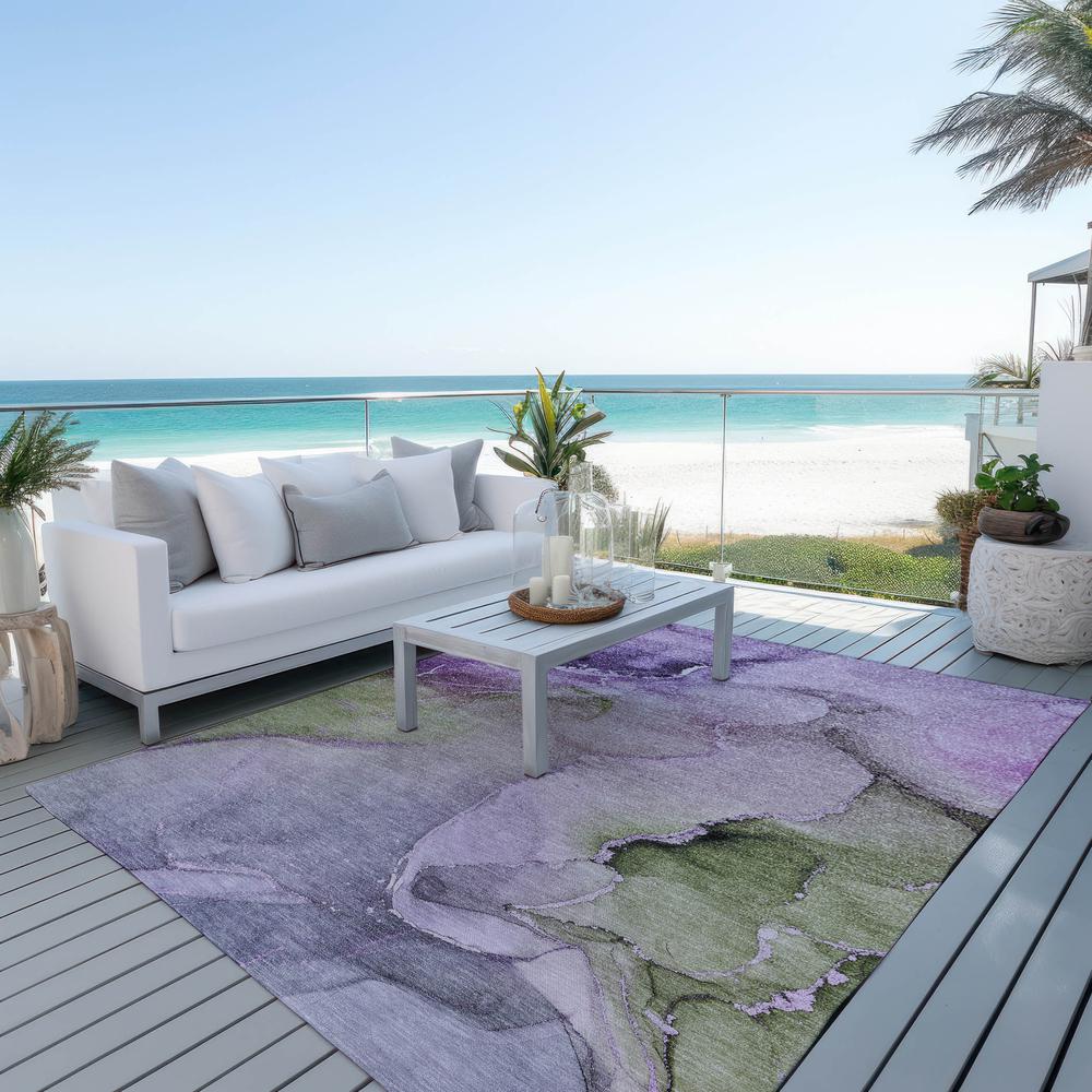 Chantille ACN521 Purple 8' x 10' Rug. Picture 8