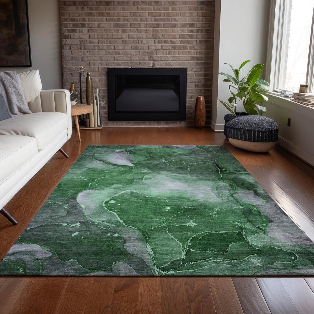 Chantille ACN522 Green 8' x 10' Rug. Picture 7