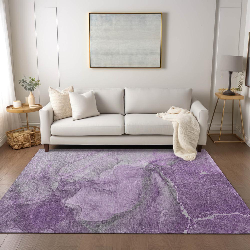 Chantille ACN524 Purple 8' x 10' Rug. Picture 6
