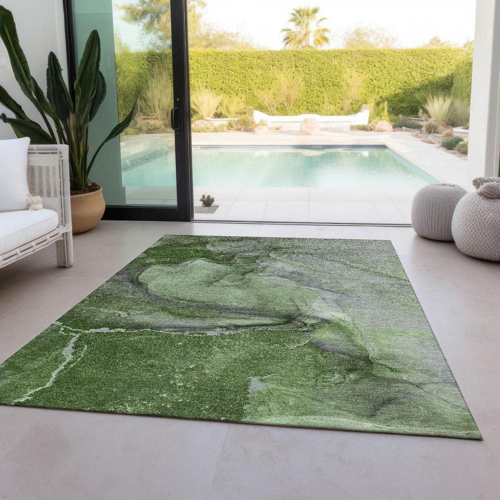 Chantille ACN524 Green 8' x 10' Rug. Picture 7