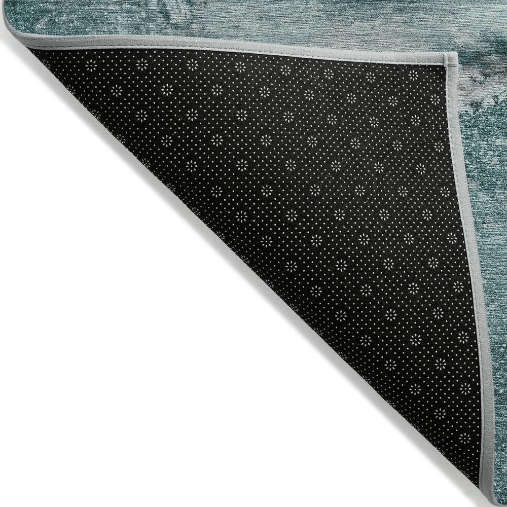 Chantille ACN524 Teal 3' x 5' Rug. Picture 2
