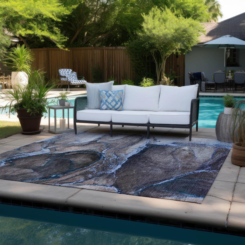 Chantille ACN525 Blue 8' x 10' Rug. Picture 8