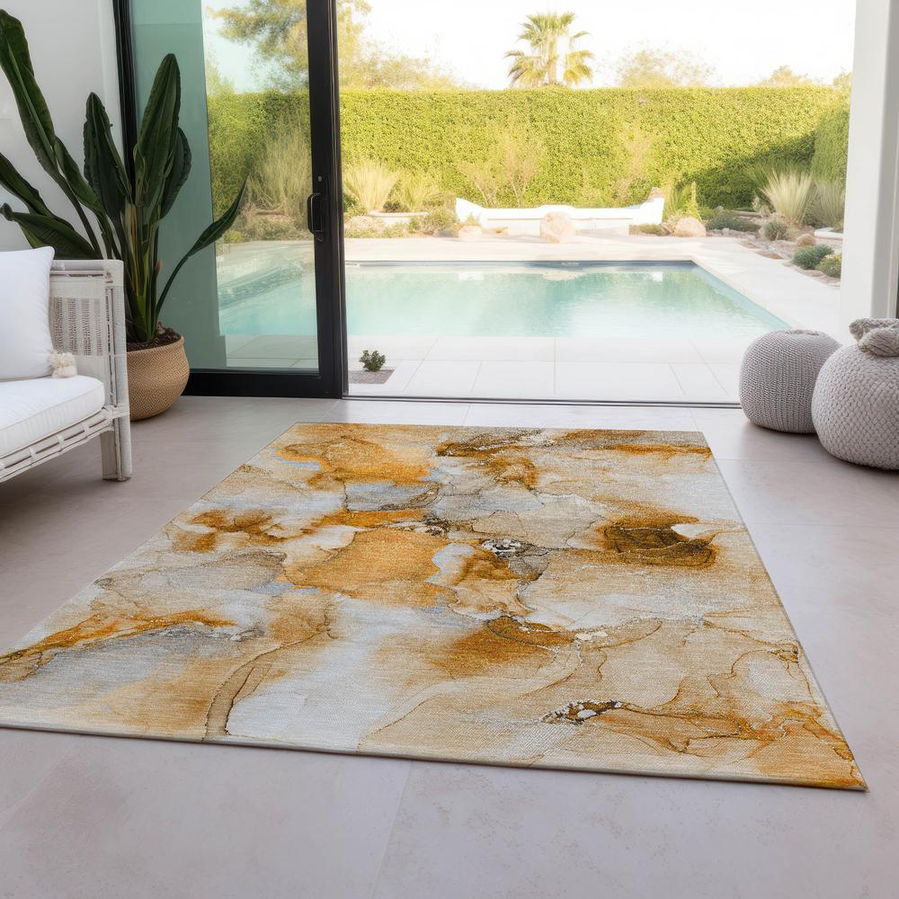Chantille ACN526 Orange 8' x 10' Rug. Picture 7