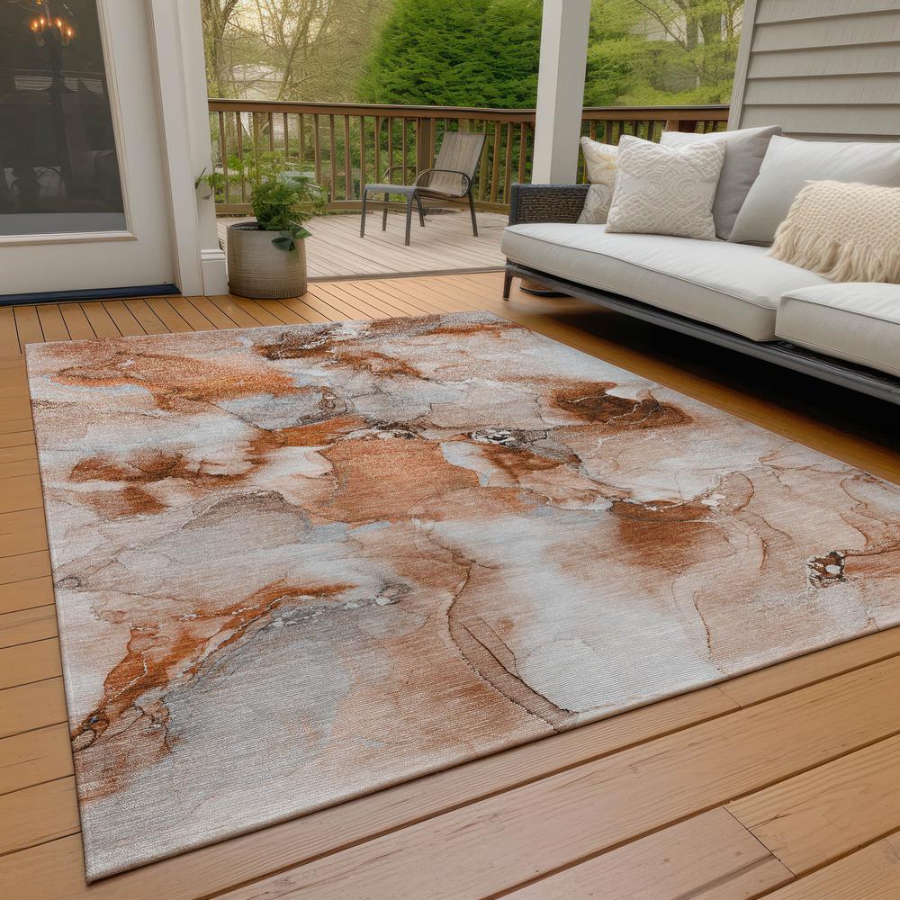 Chantille ACN526 Orange 8' x 10' Rug. Picture 10