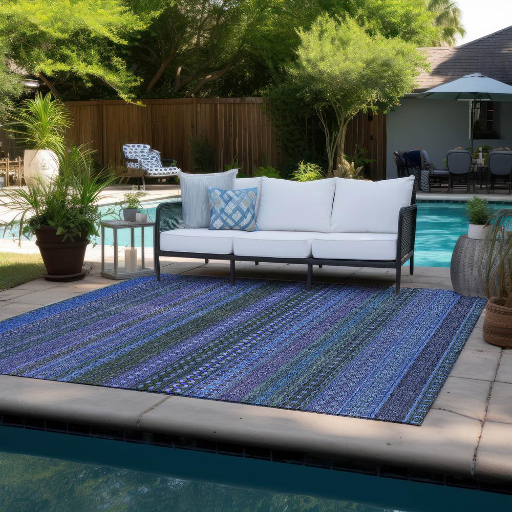 Chantille ACN527 Blue 8' x 10' Rug. Picture 8
