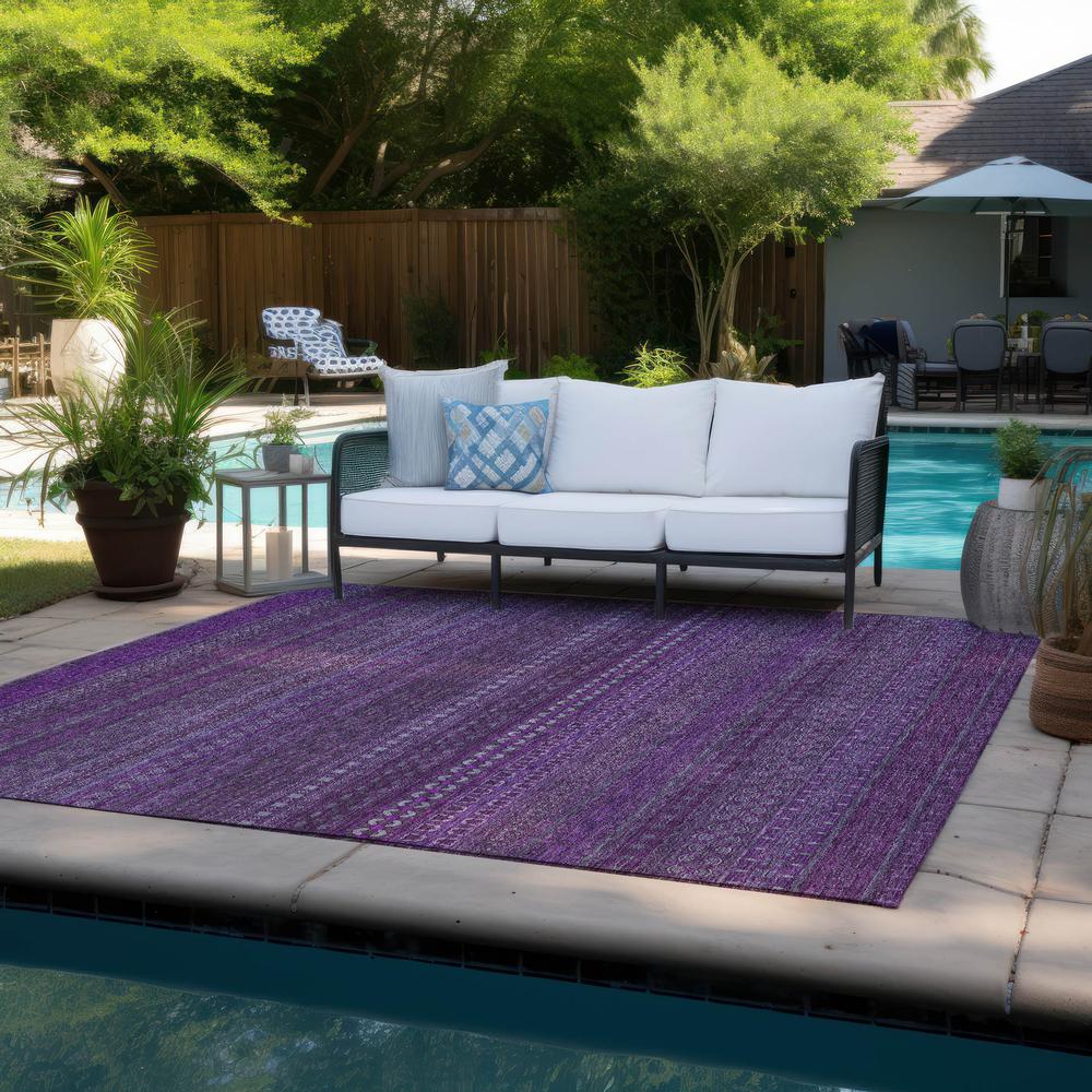 Chantille ACN527 Purple 8' x 10' Rug. Picture 8