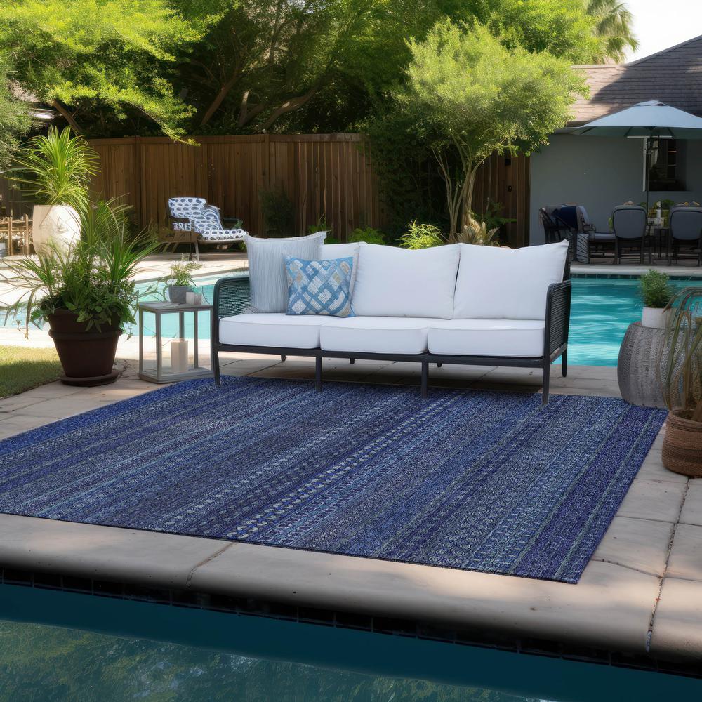 Chantille ACN527 Blue 8' x 10' Rug. Picture 9