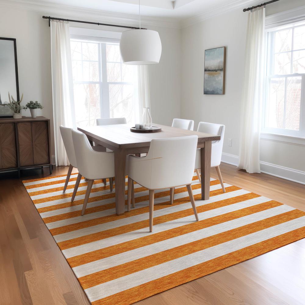 Chantille ACN528 Orange 8' x 10' Rug. Picture 6