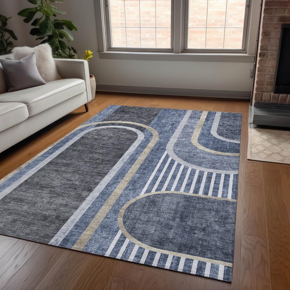 Chantille ACN532 Blue 8' x 10' Rug. Picture 7