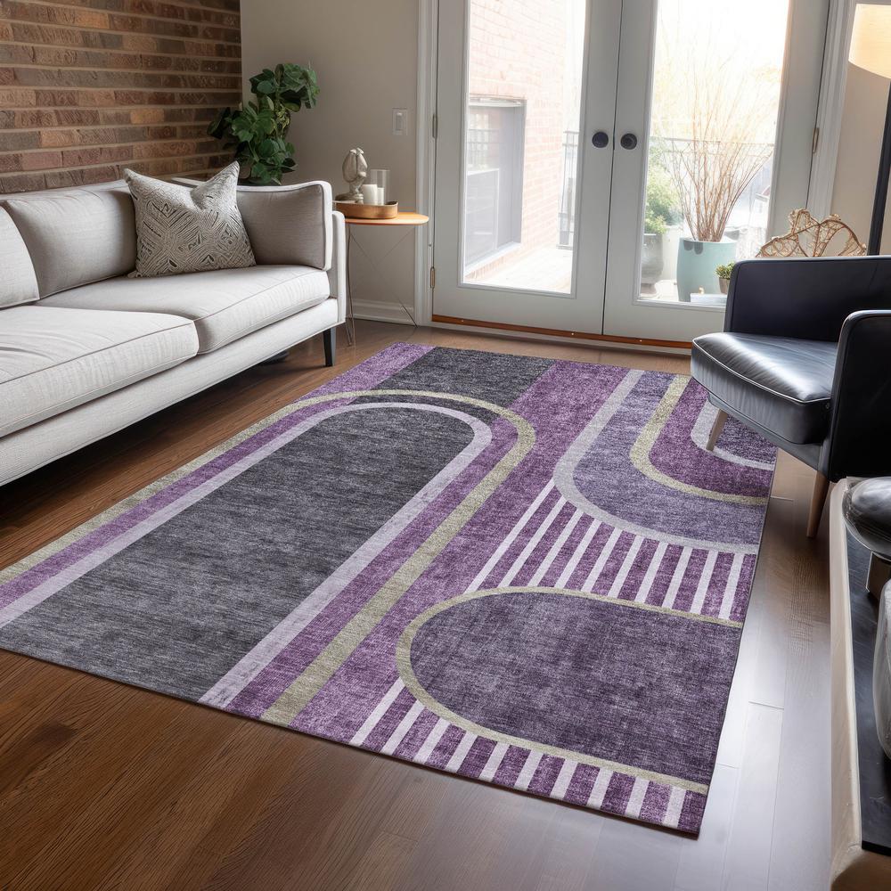 Chantille ACN532 Purple 8' x 10' Rug. Picture 6