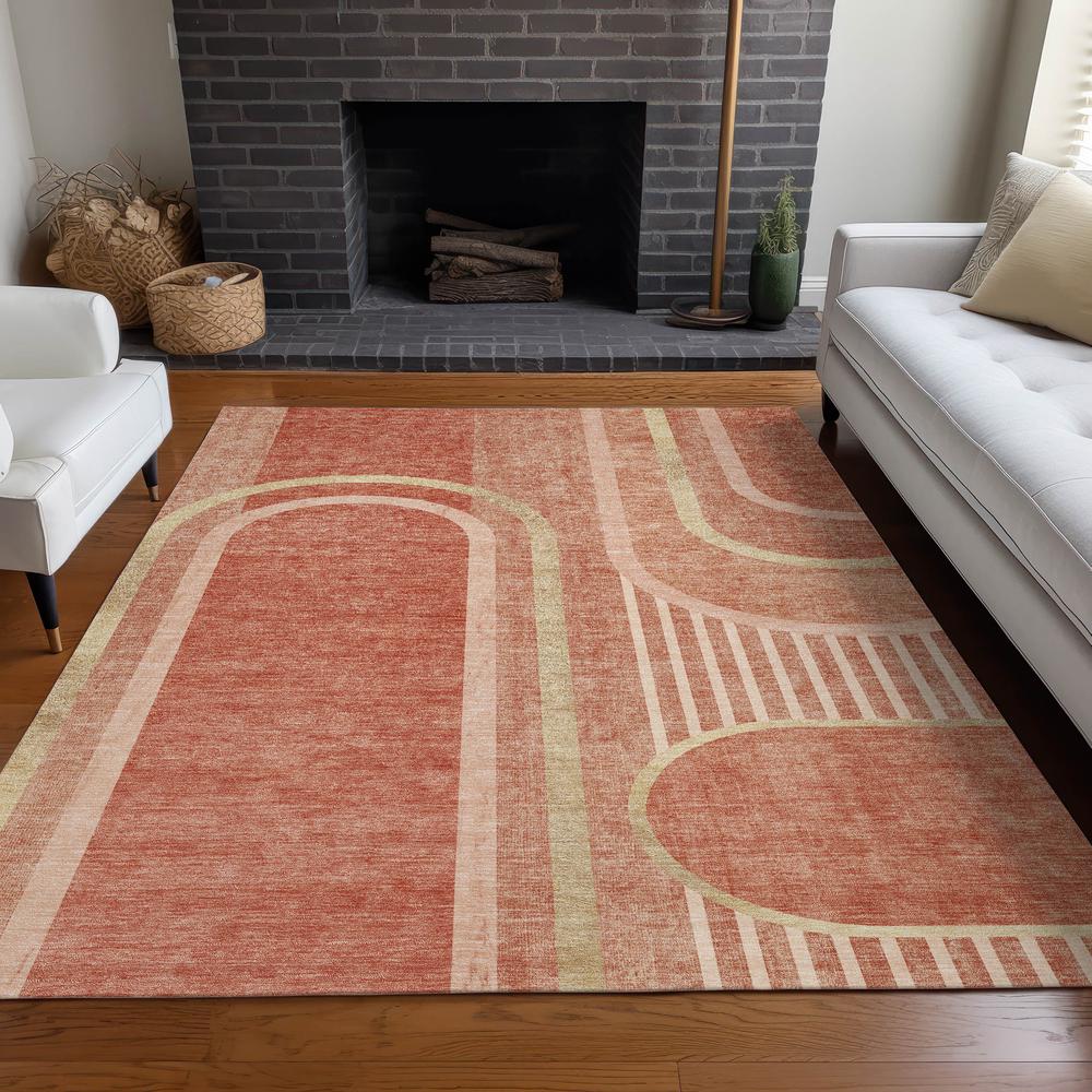 Chantille ACN532 Orange 8' x 10' Rug. Picture 6